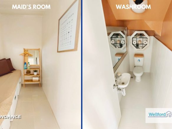 Wellford Homes Malolos Maid's room & Washroom Allison Model House