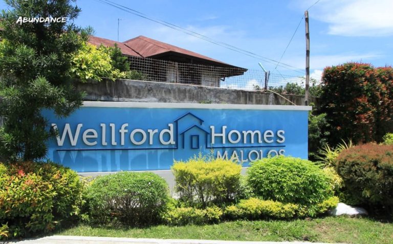 wellford homes malolos signage