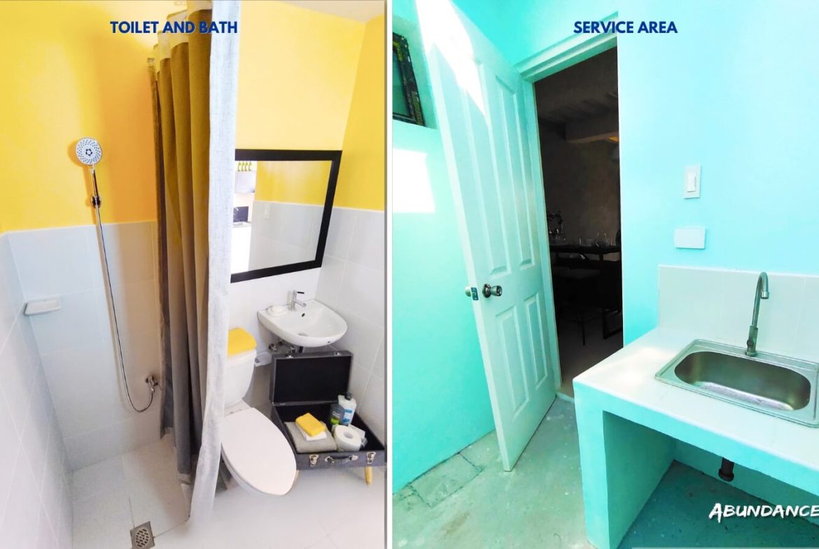 Toilet and bath, service area Kitchen Wellford Homes Malolos Yvonne townhouse Model