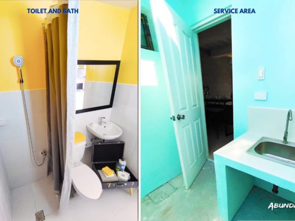 Toilet and bath, service area Kitchen Wellford Homes Malolos Yvonne townhouse Model