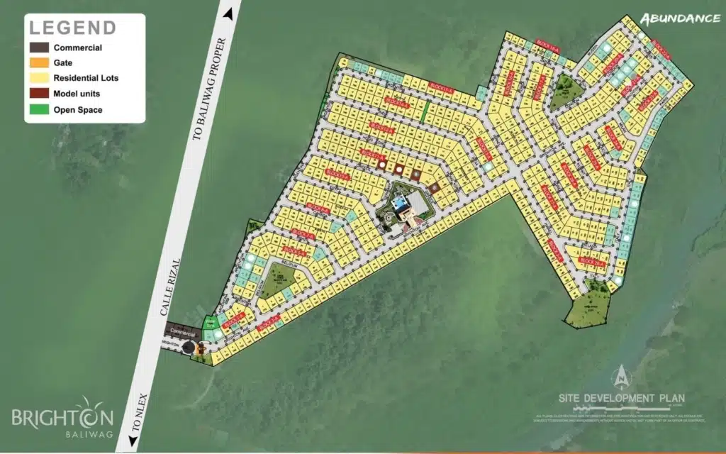 Site Development plan - Brighton Homes